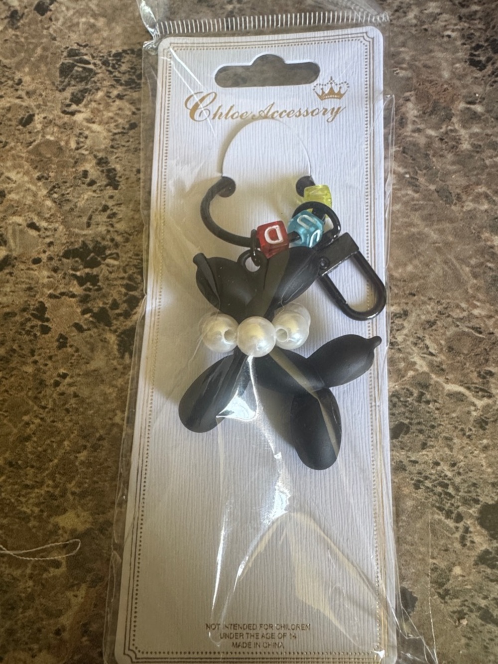 Balloon Dog Keychain/Bag Charms - Set of 3 - Picture 3 of 4